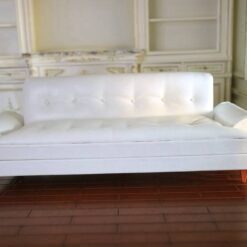 candinavian-style white sofa for dollhouses