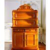 French Mahogany Hutch Cabinet for Dollhouses 2 French mahogany hutch cabinet with intricate carvings for dollhouses
