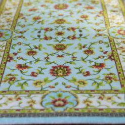 Modern Persian rug with a floral pattern and warm color palette for a contemporary look.