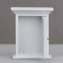 Miniature bathroom medicine cabinet with mirror for dollhouses