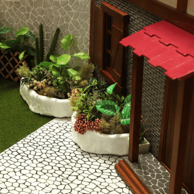 Bricks Stones 3D Wall DIY set for Miniature Building, Mini Bricks Wall Mold