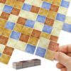 Dollhouse Flooring Boards (60 pcs Color Patch work Tiles)