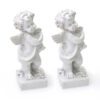 Resin Fairy Dollhouse Miniature Garden Angel Statues X Set of 2 1 Fairy Garden Statues for Outdoor Decor