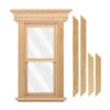 Neoclassical Dollhouse Window