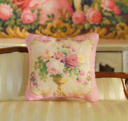 Victorian Style Miniature Pillow