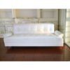 candinavian-style white sofa for dollhouses