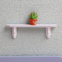 Miniature wooden shelf for dollhouse