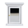 Miniature bathroom medicine cabinet with mirror for dollhouses