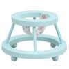 Miniature wooden walker for dollhouse nursery, available in multiple colors.