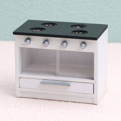 Miniature kitchen sink, stove, and oven set